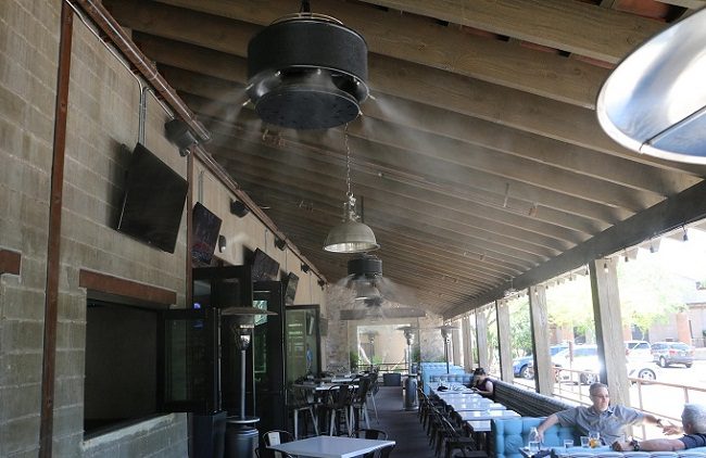 Lắp đặt hệ thống phun sương cho nhà hàng chuyên nghiệp